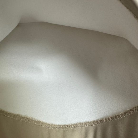 Petal & Pup Faux Leather Pants Bone Color - Picture 9 of 9